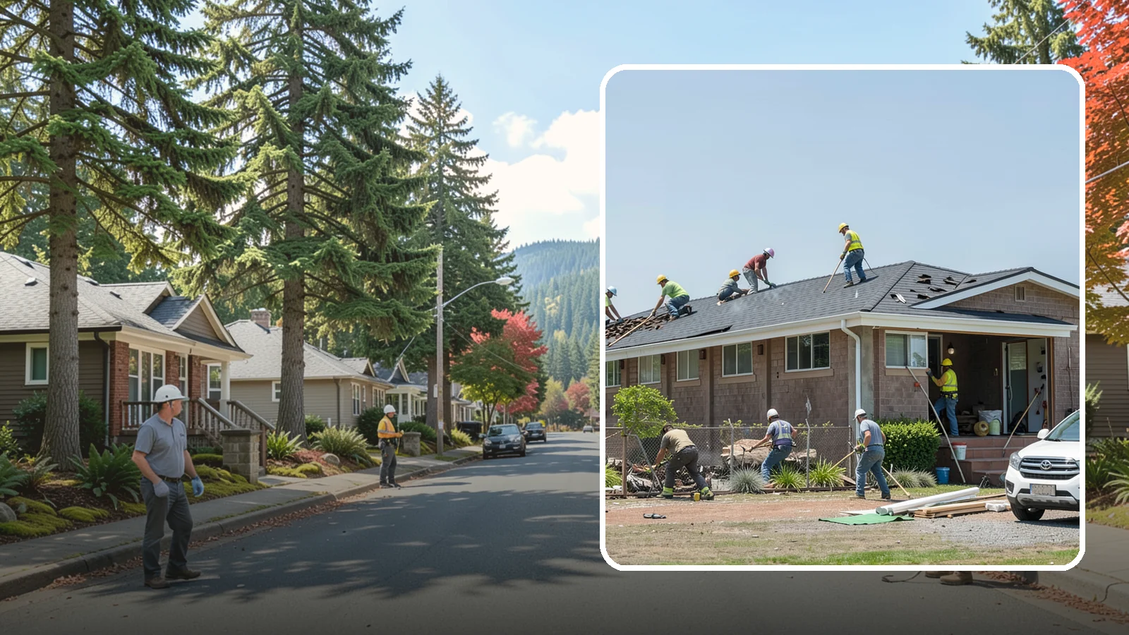 Roof Replacement in Hunts Point, King County, WA - A full roof replacement that removes your worn roof and installs a durable new system built for PNW rain.