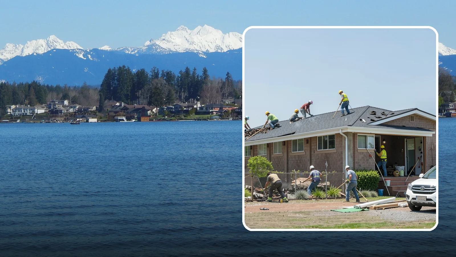 Roof Replacement in Lake Stevens, Snohomish County, WA - A full roof replacement that removes your worn roof and installs a durable new system built for PNW rain.