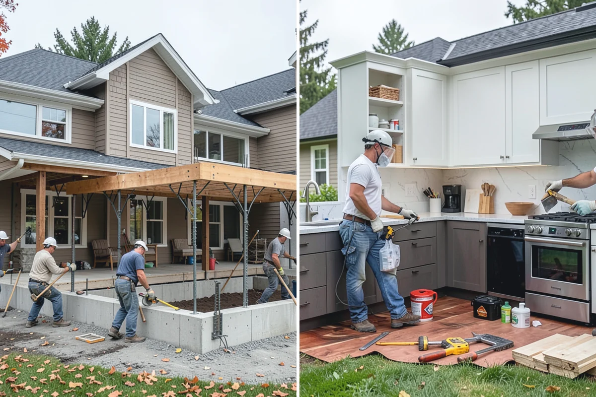 Roof Replacement in Medina, King County, WA - Remove the old roofing down to the deck
