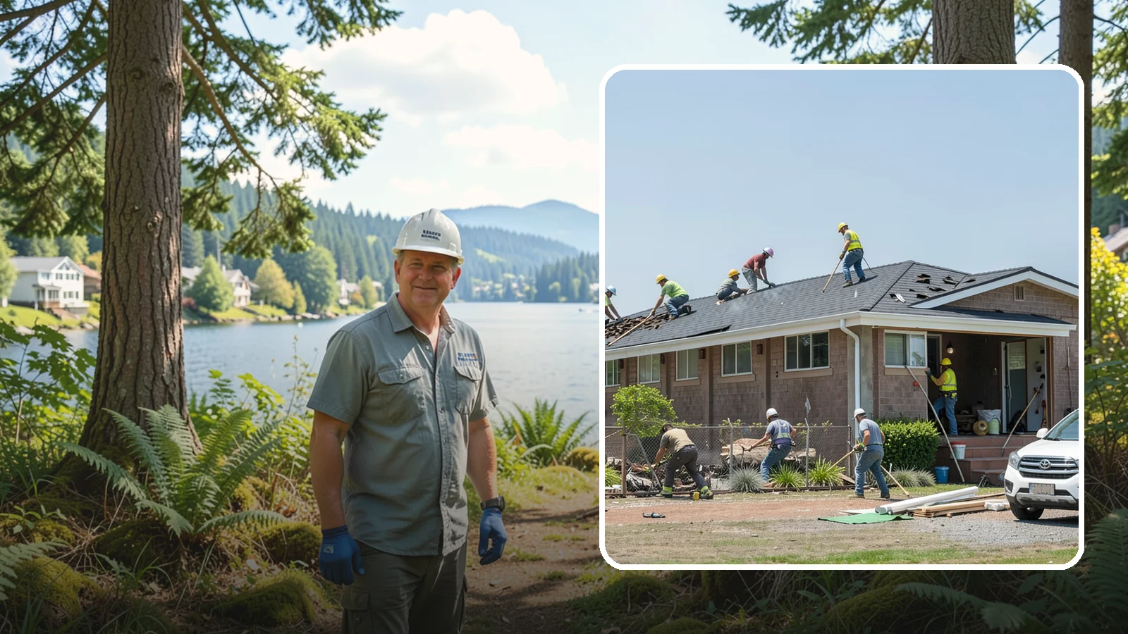 Roof Replacement in Milton, King County, WA - A full roof replacement that removes your worn roof and installs a durable new system built for PNW rain.