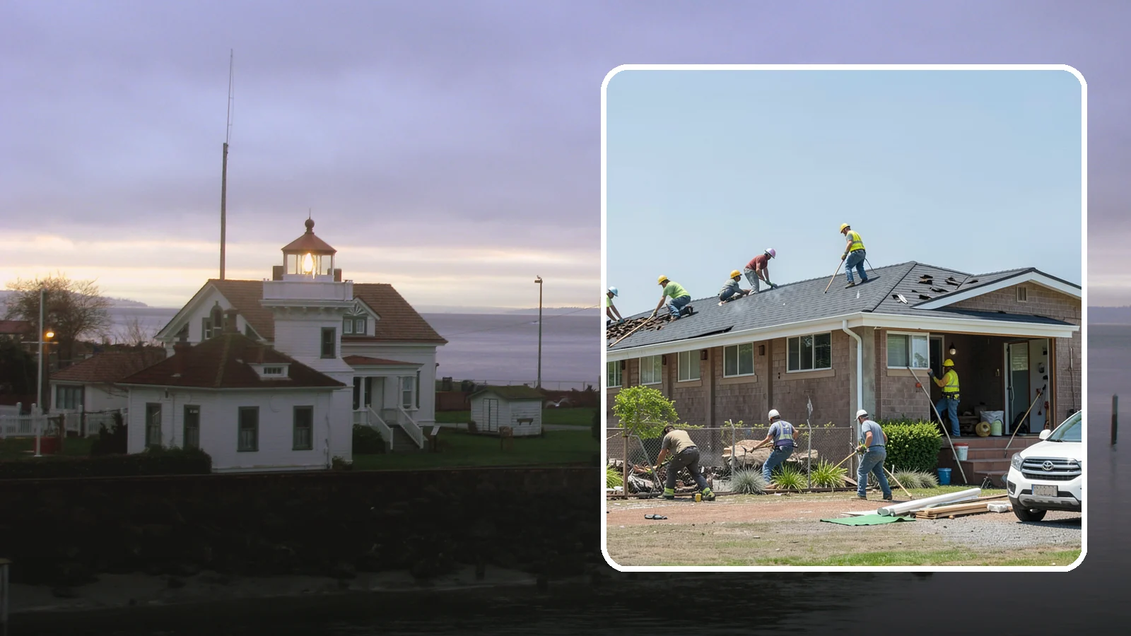 Roof Replacement in Mukilteo, Snohomish County, WA - A full roof replacement that removes your worn roof and installs a durable new system built for PNW rain.