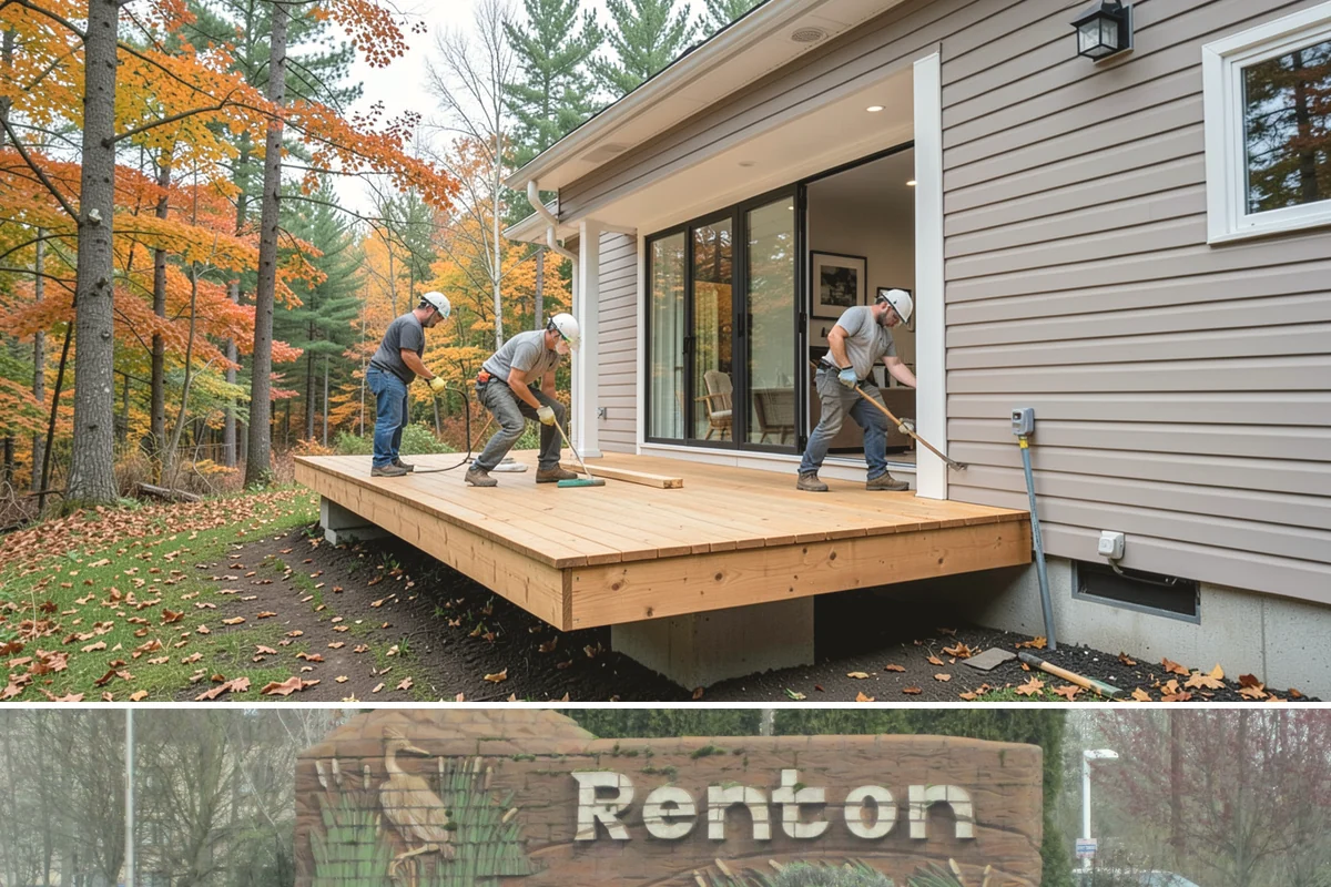 Roof Replacement in Renton, King County, WA - Summer scheduling keeps the deck dry during tear-off and ensures proper shingle sealing.