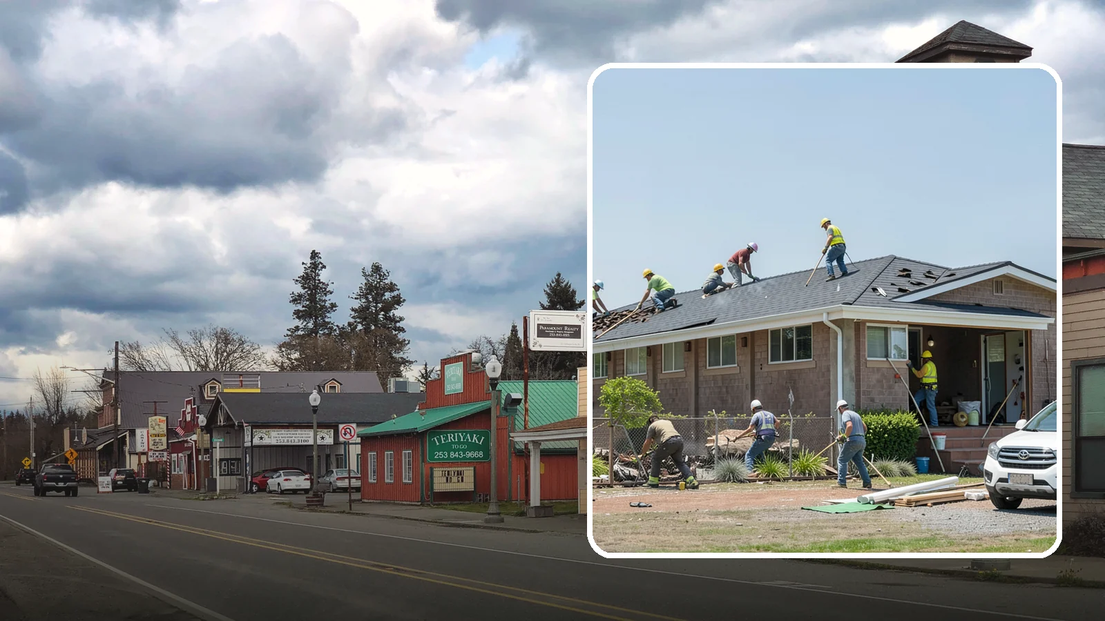 Roof Replacement in Roy, Pierce County, WA - A full roof replacement that removes your worn roof and installs a durable new system built for PNW rain.