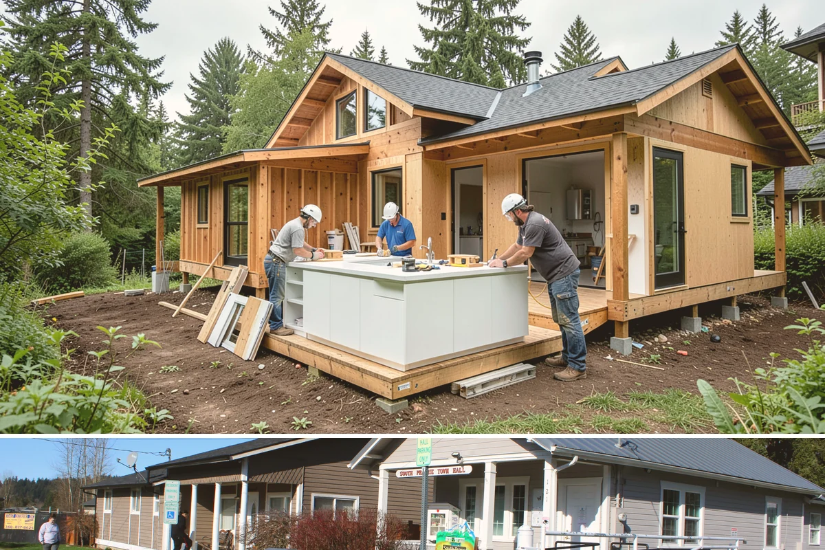 Roof Replacement in South Prairie, Pierce County, WA - Summer scheduling keeps the deck dry during tear-off and ensures proper shingle sealing.