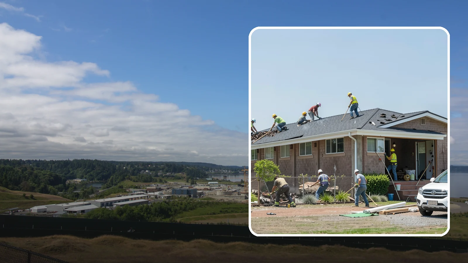 Roof Replacement in University Place, Pierce County, WA - A full roof replacement that removes your worn roof and installs a durable new system built for PNW rain.