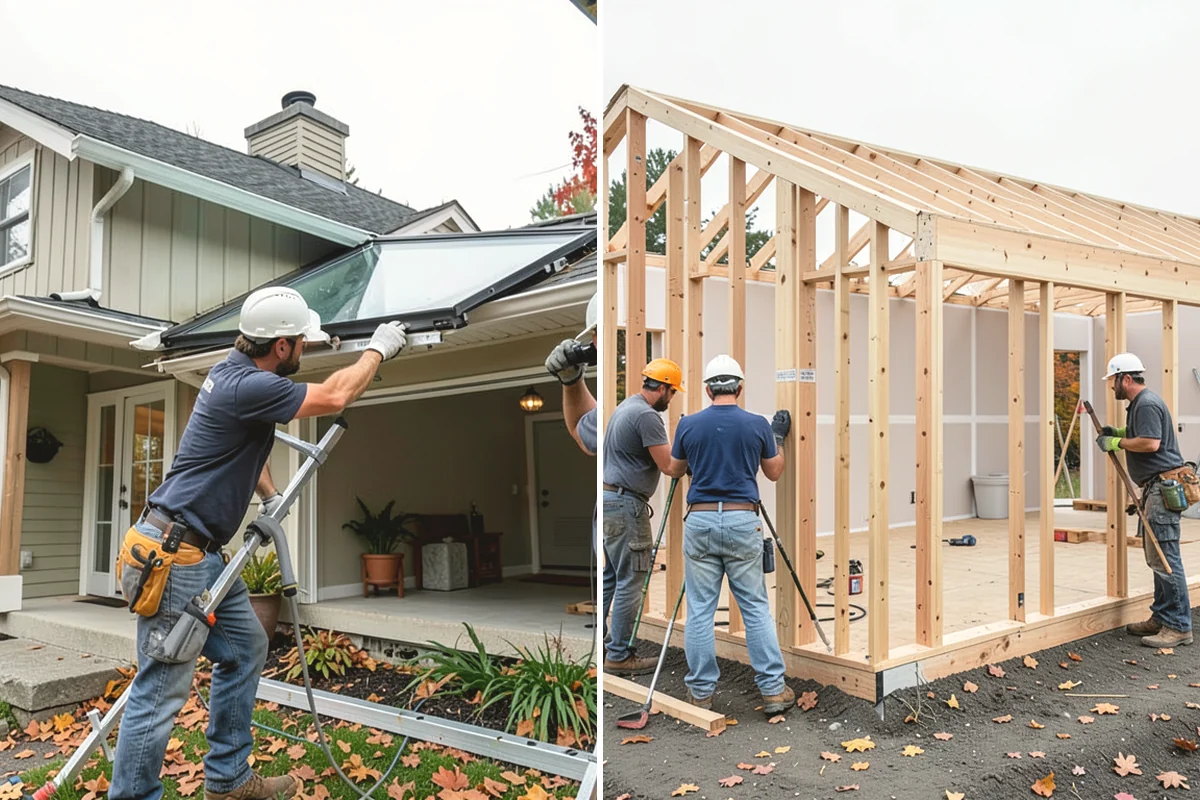 Roof Tear-Off in Anacortes, Skagit County, WA - Protect the property and set up debris containment