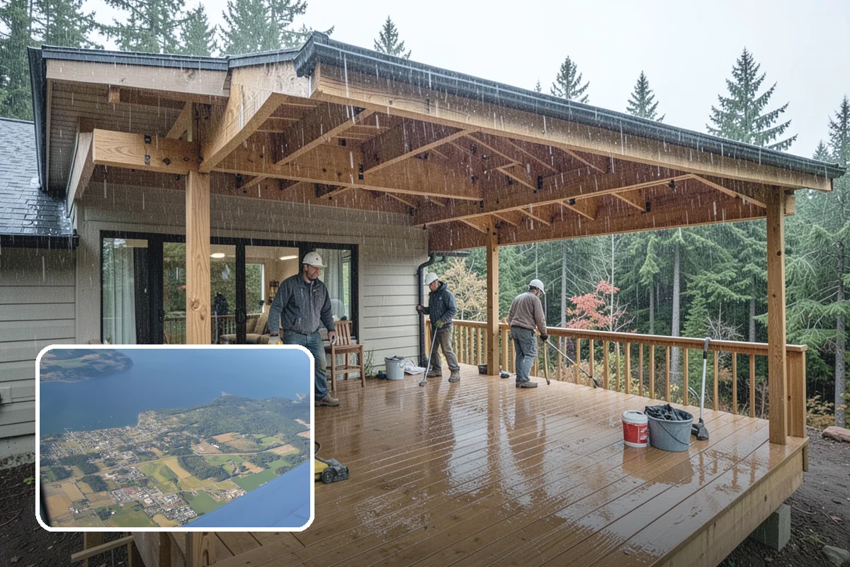 Roof Tear-Off in Coupeville, Island County, WA - Removes all old roofing layers