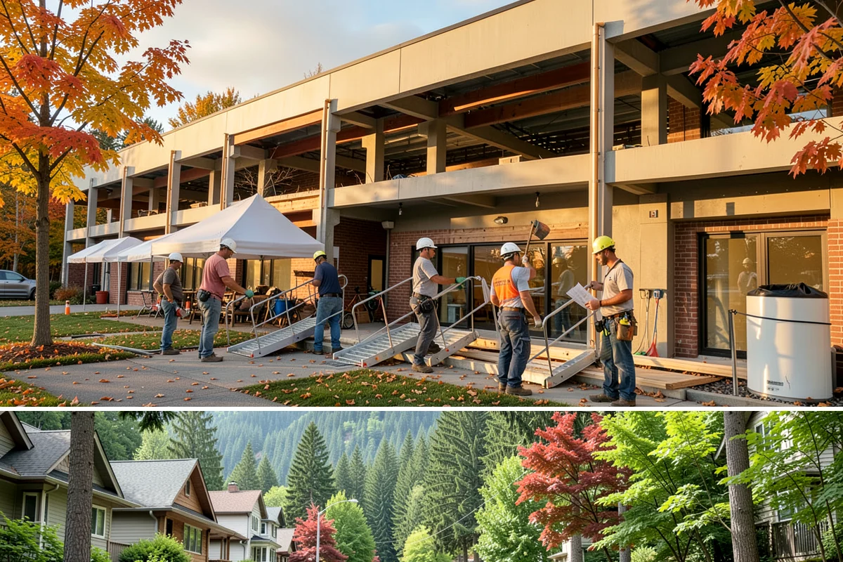 Roof Tear-Off in Darrington, Snohomish County, WA - Tear-offs are scheduled in dry weather so the exposed deck stays protected until re-covered.