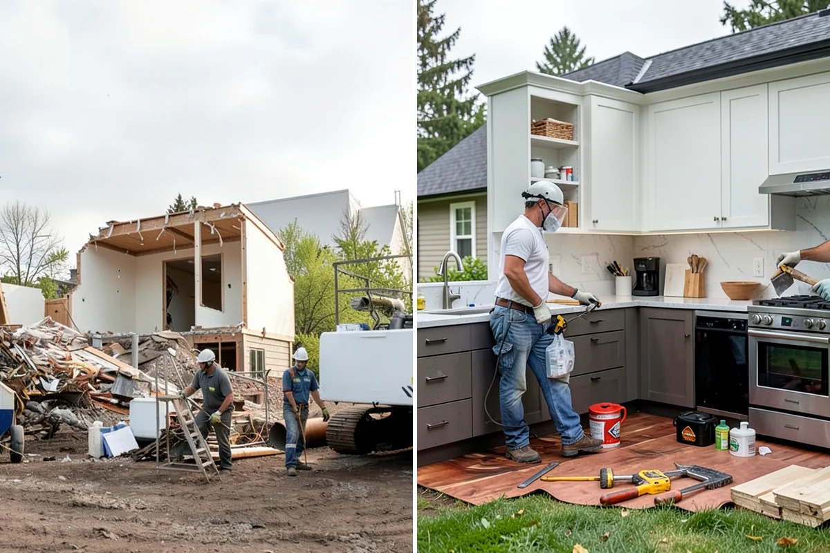 Roof Tear-Off in Hunts Point, King County, WA - Protect the property and set up debris containment