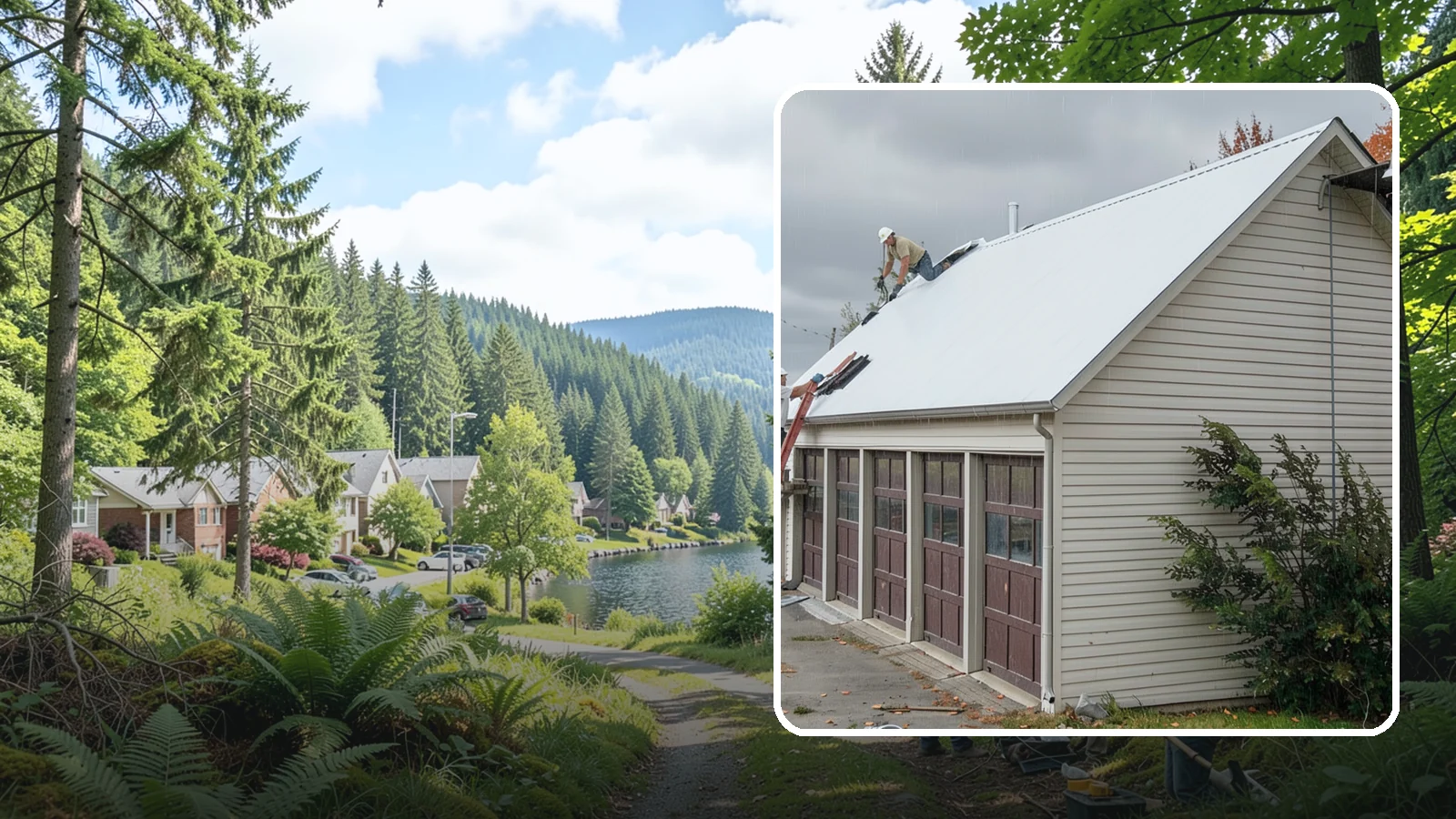Roof Tear-Off in Lake Forest Park, King County, WA - Professional roof tear-off that fully strips old roofing and prepares a clean deck for your new system.