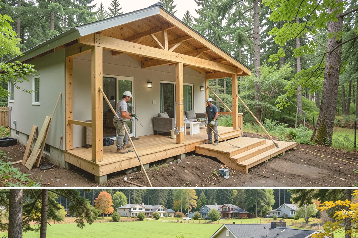 Roof Tear-Off in Lyman, Skagit County, WA - Tear-offs are scheduled in dry weather so the exposed deck stays protected until re-covered.