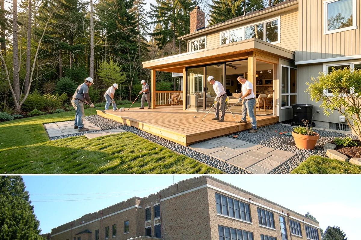 Roof Tear-Off in Maple Valley, King County, WA - Tear-offs are scheduled in dry weather so the exposed deck stays protected until re-covered.