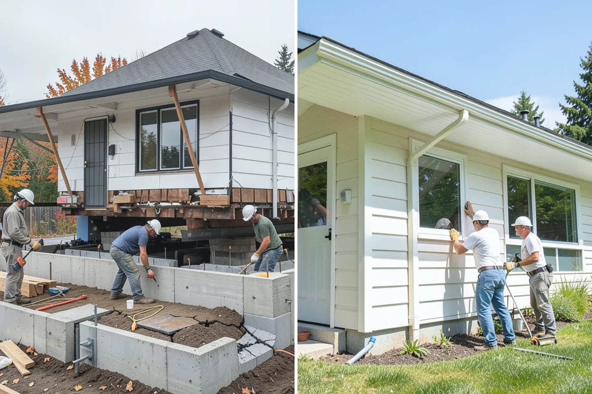 Roof Tear-Off in Renton, King County, WA - Protect the property and set up debris containment