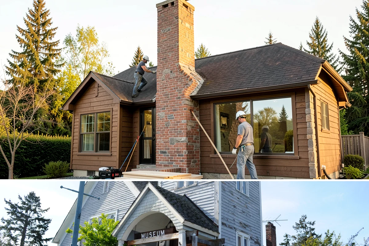 Roof Tear-Off in Steilacoom, Pierce County, WA - Tear-offs are scheduled in dry weather so the exposed deck stays protected until re-covered.