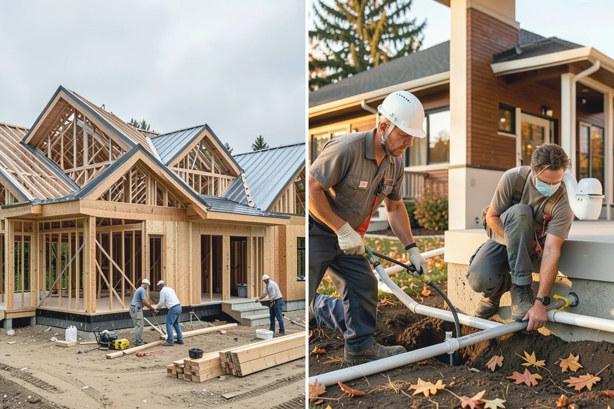 Roof Tear-Off in Woodinville, King County, WA - Protect the property and set up debris containment