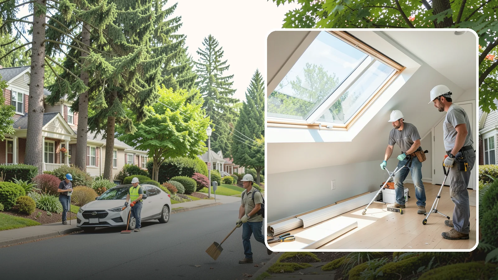 Roof Window Installation in Beaux Arts Village, King County, WA - Larger roof windows that turn attics and top-floor rooms into bright, livable spaces.