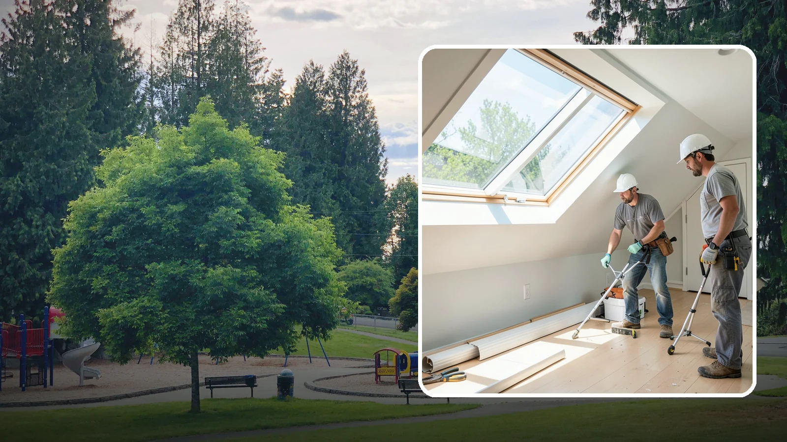 Roof Window Installation in Bonney Lake, Pierce County, WA - Larger roof windows that turn attics and top-floor rooms into bright, livable spaces.