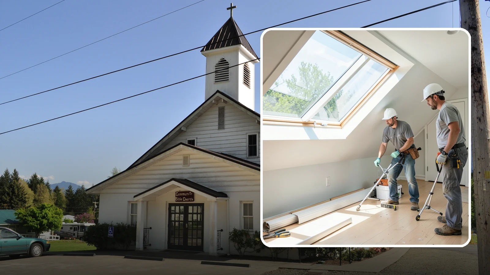 Roof Window Installation in Concrete, Skagit County, WA - Larger roof windows that turn attics and top-floor rooms into bright, livable spaces.