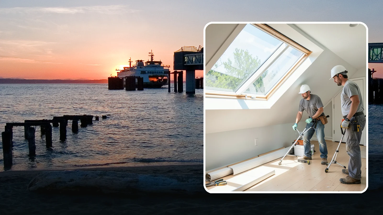 Roof Window Installation in Edmonds, Snohomish County, WA - Larger roof windows that turn attics and top-floor rooms into bright, livable spaces.