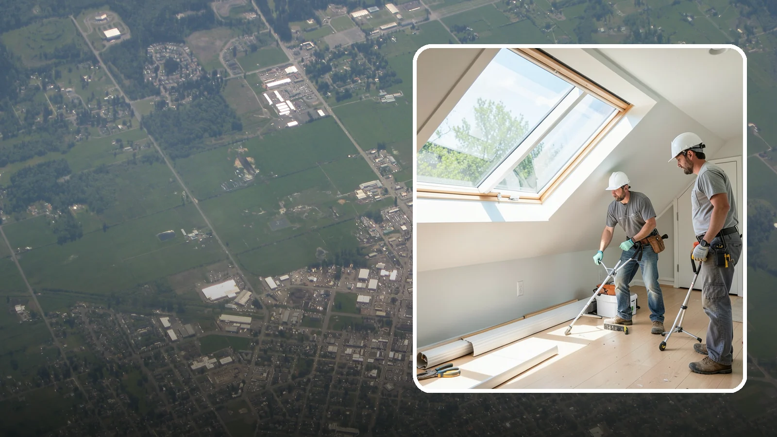 Roof Window Installation in Enumclaw, King County, WA - Larger roof windows that turn attics and top-floor rooms into bright, livable spaces.