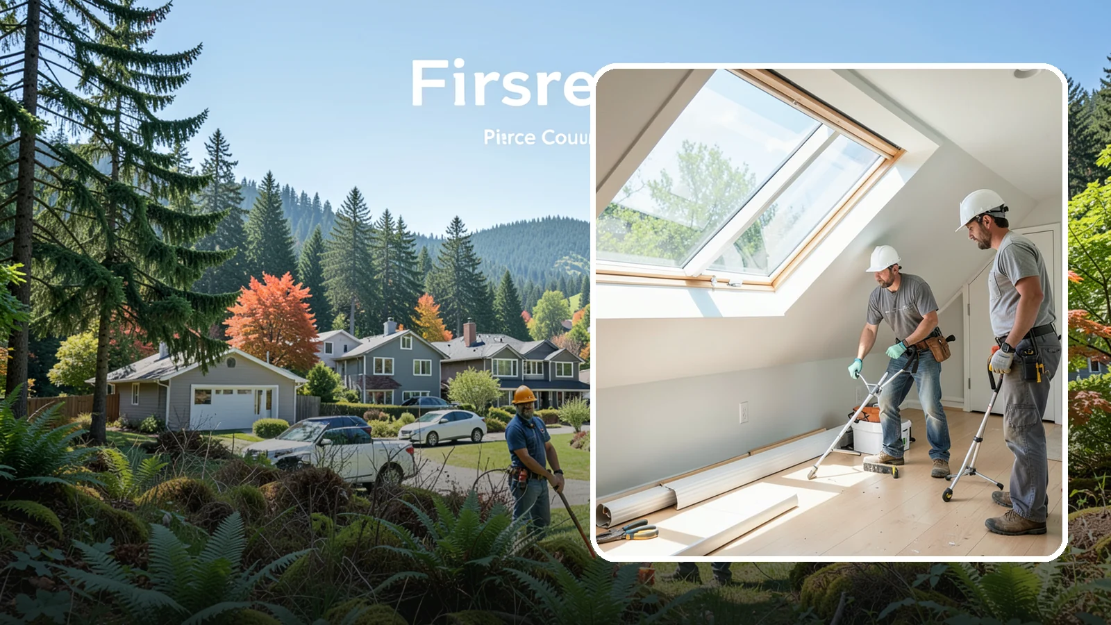 Roof Window Installation in Fircrest, Pierce County, WA - Larger roof windows that turn attics and top-floor rooms into bright, livable spaces.