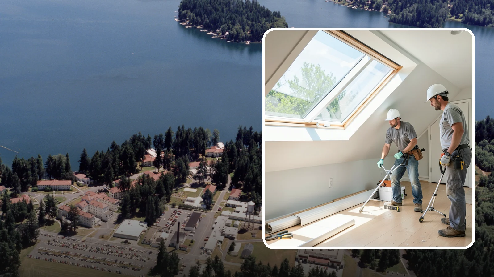Roof Window Installation in Lakewood, Pierce County, WA - Larger roof windows that turn attics and top-floor rooms into bright, livable spaces.