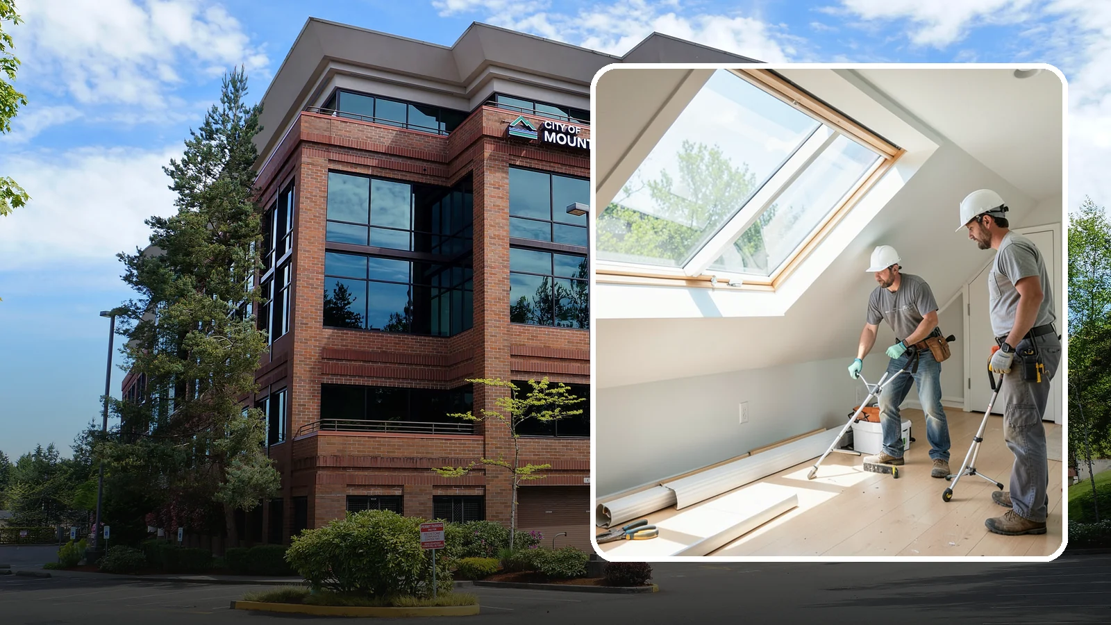 Roof Window Installation in Mountlake Terrace, Snohomish County, WA - Larger roof windows that turn attics and top-floor rooms into bright, livable spaces.