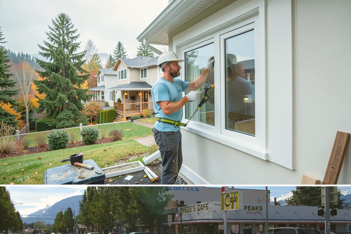Roof Window Installation in North Bend, King County, WA - Dry-season installation protects the larger roof opening and lets the flashing seal before the rains.