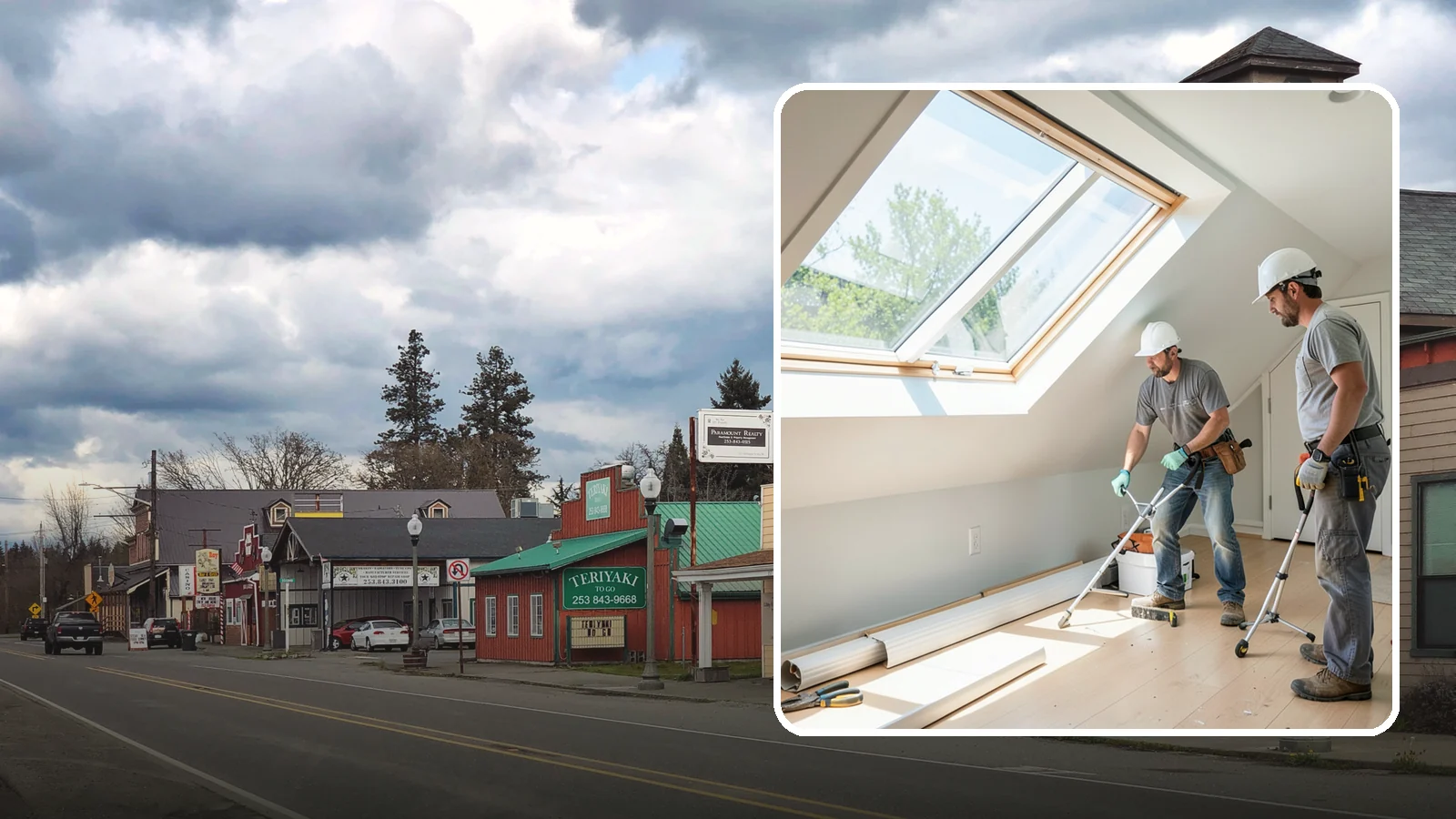 Roof Window Installation in Roy, Pierce County, WA - Larger roof windows that turn attics and top-floor rooms into bright, livable spaces.