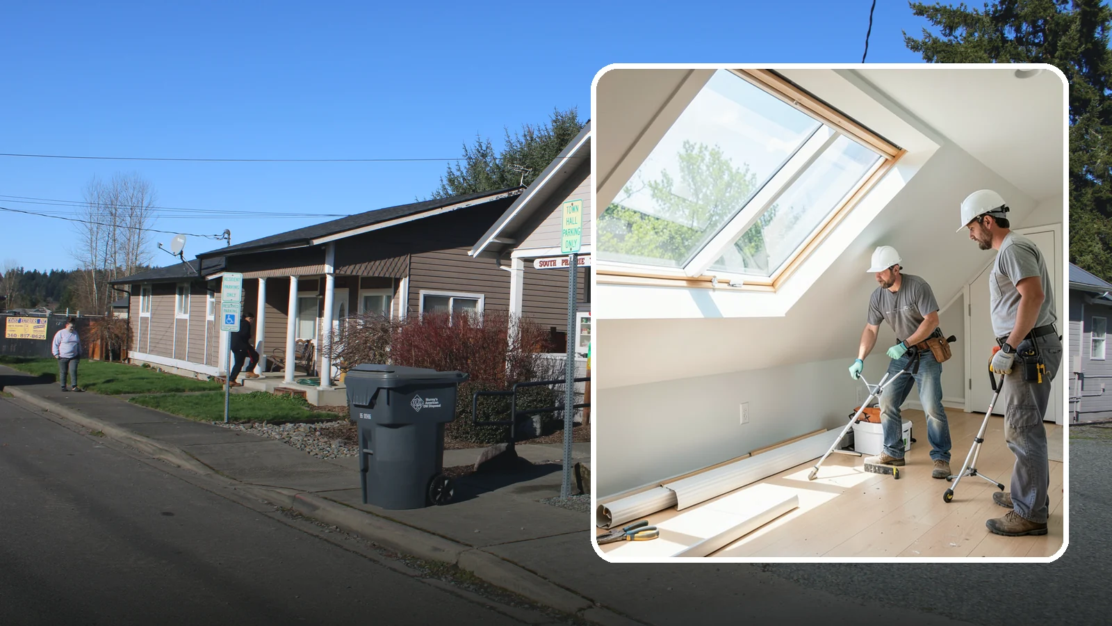 Roof Window Installation in South Prairie, Pierce County, WA - Larger roof windows that turn attics and top-floor rooms into bright, livable spaces.