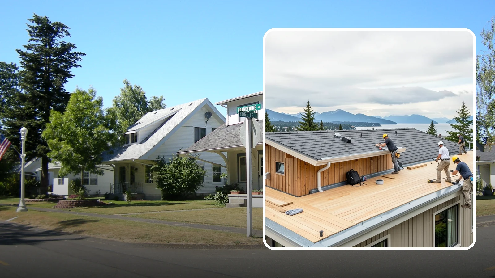 Rooftop Deck Construction in DuPont, Pierce County, WA - Rooftop deck construction that reclaims unused roof space for panoramic Puget Sound living.