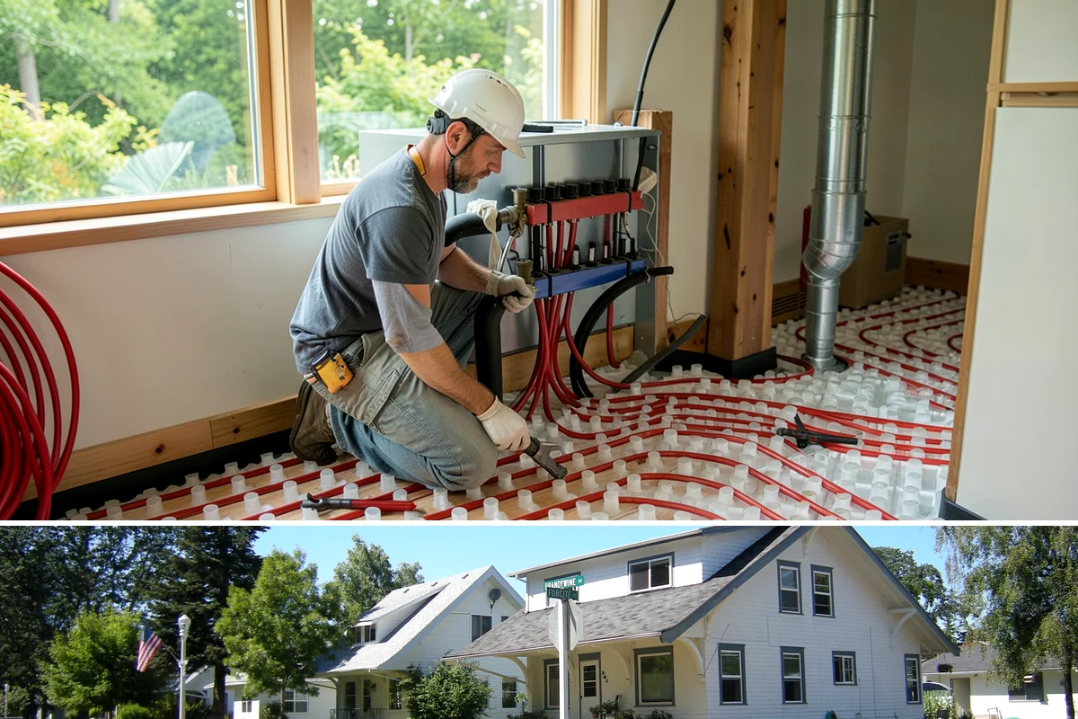 Rooftop Deck Construction in DuPont, Pierce County, WA - Waterproofing and membrane work require the extended dry spells of summer to install and cure correctly.