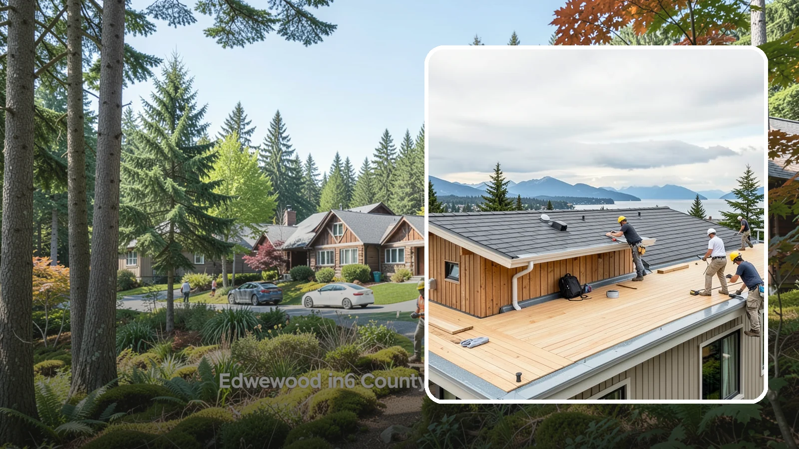 Rooftop Deck Construction in Edgewood, Pierce County, WA - Rooftop deck construction that reclaims unused roof space for panoramic Puget Sound living.