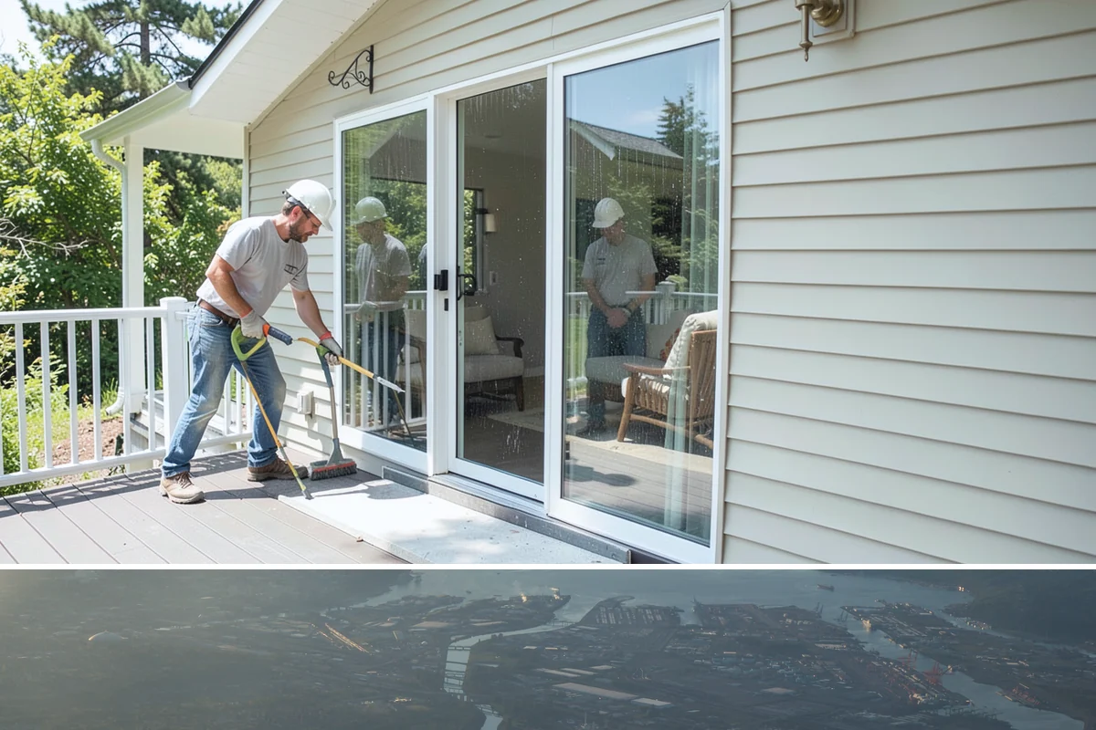 Rooftop Deck Construction in Fife, Pierce County, WA - Waterproofing and membrane work require the extended dry spells of summer to install and cure correctly.