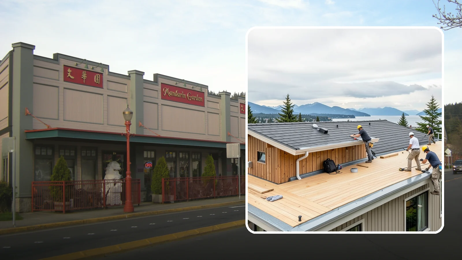 Rooftop Deck Construction in Issaquah, King County, WA - Rooftop deck construction that reclaims unused roof space for panoramic Puget Sound living.