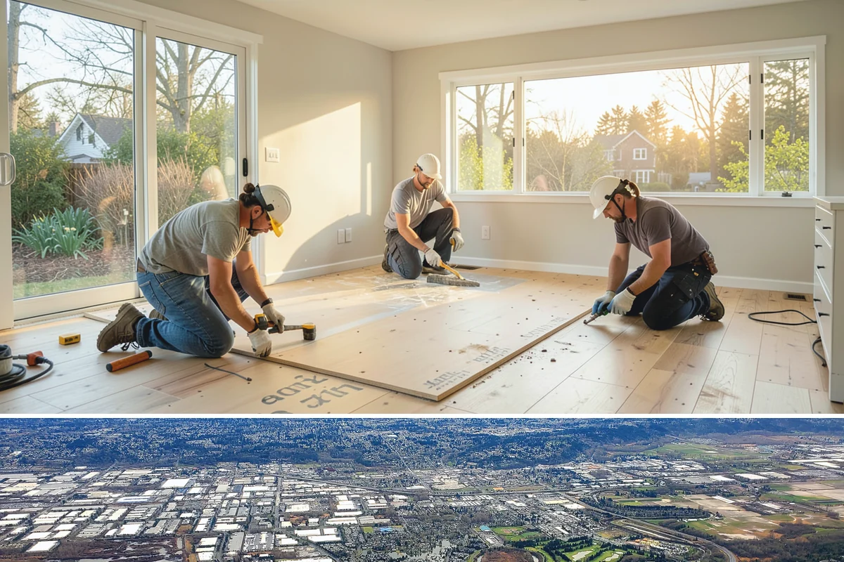 Rooftop Deck Construction in Kent, King County, WA - Waterproofing and membrane work require the extended dry spells of summer to install and cure correctly.