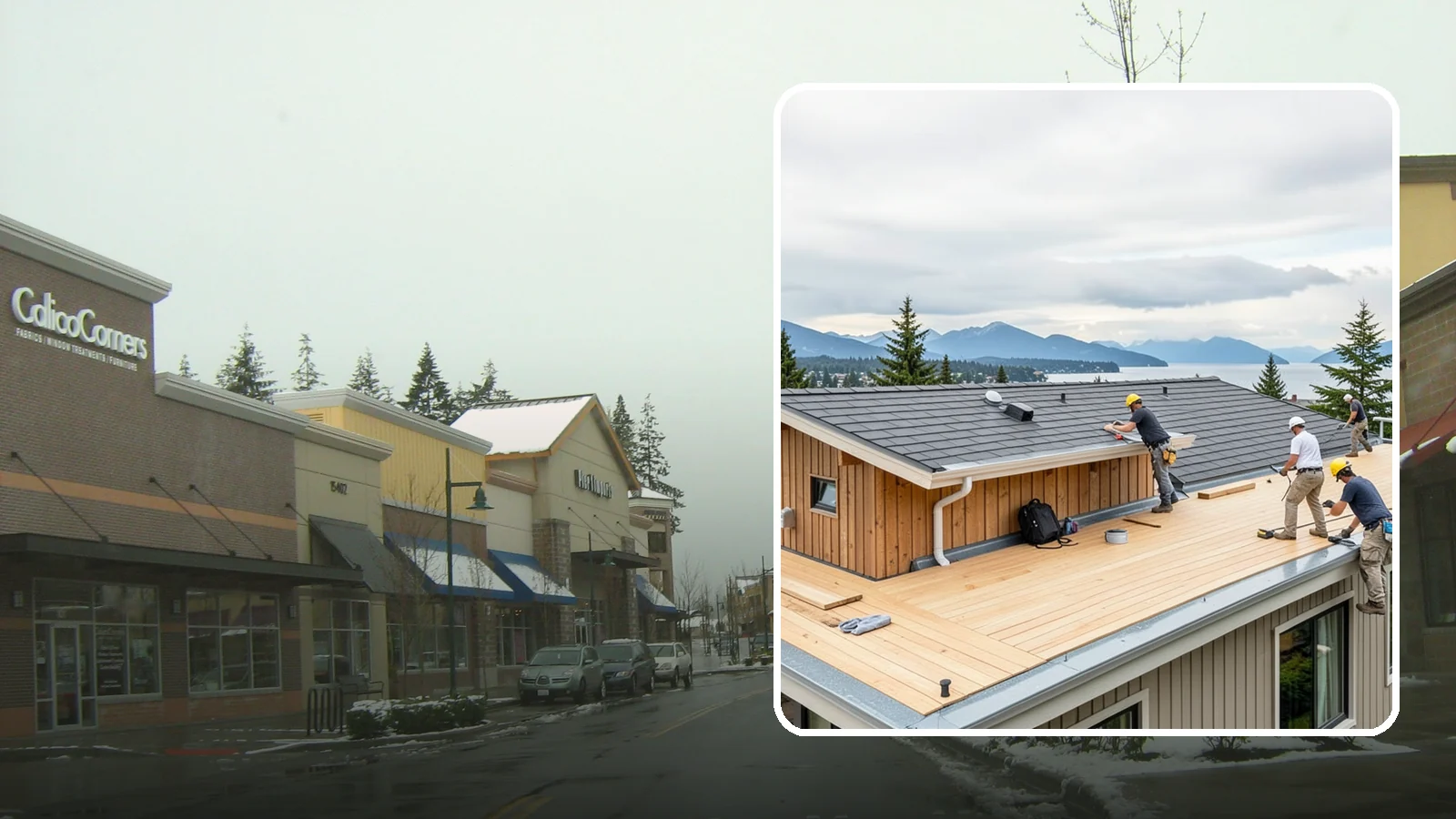 Rooftop Deck Construction in Mill Creek, Snohomish County, WA - Rooftop deck construction that reclaims unused roof space for panoramic Puget Sound living.