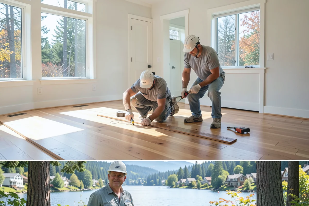 Rooftop Deck Construction in Milton, King County, WA - Waterproofing and membrane work require the extended dry spells of summer to install and cure correctly.