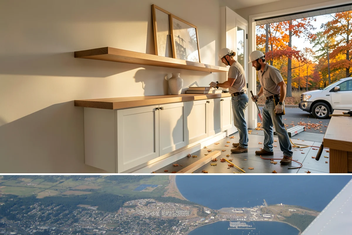Rooftop Deck Construction in Oak Harbor, Island County, WA - Waterproofing and membrane work require the extended dry spells of summer to install and cure correctly.