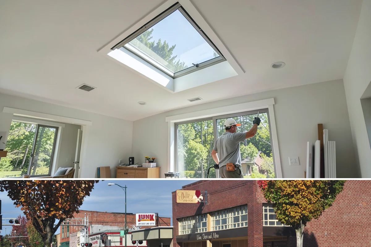 Rooftop Deck Construction in Puyallup, Pierce County, WA - Waterproofing and membrane work require the extended dry spells of summer to install and cure correctly.