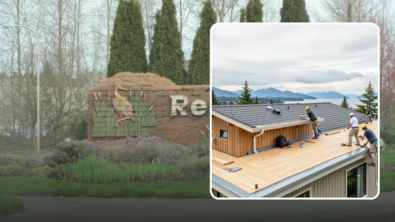 Rooftop Deck Construction in Renton, King County, WA - Rooftop deck construction that reclaims unused roof space for panoramic Puget Sound living.