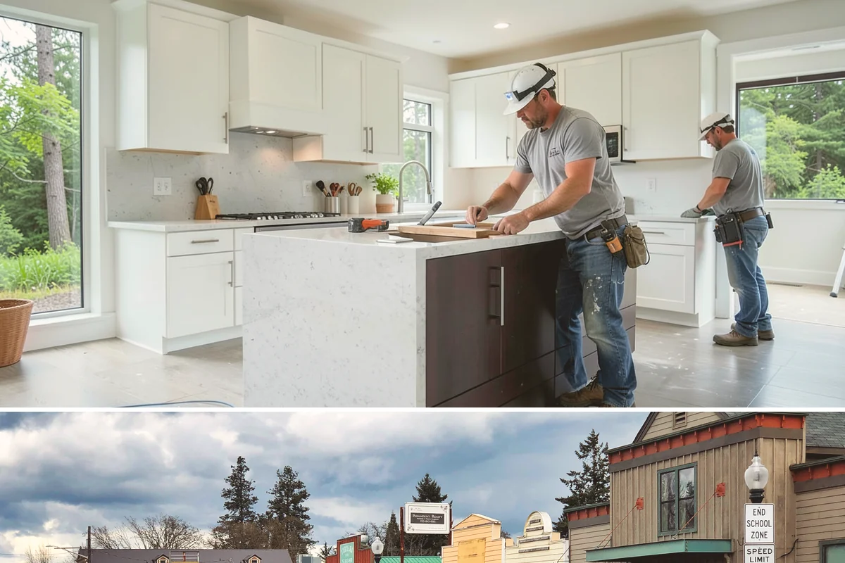 Rooftop Deck Construction in Roy, Pierce County, WA - Waterproofing and membrane work require the extended dry spells of summer to install and cure correctly.
