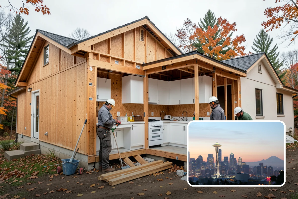 Rooftop Deck Construction in Seattle, King County, WA - Unlocks unused roof space for outdoor living