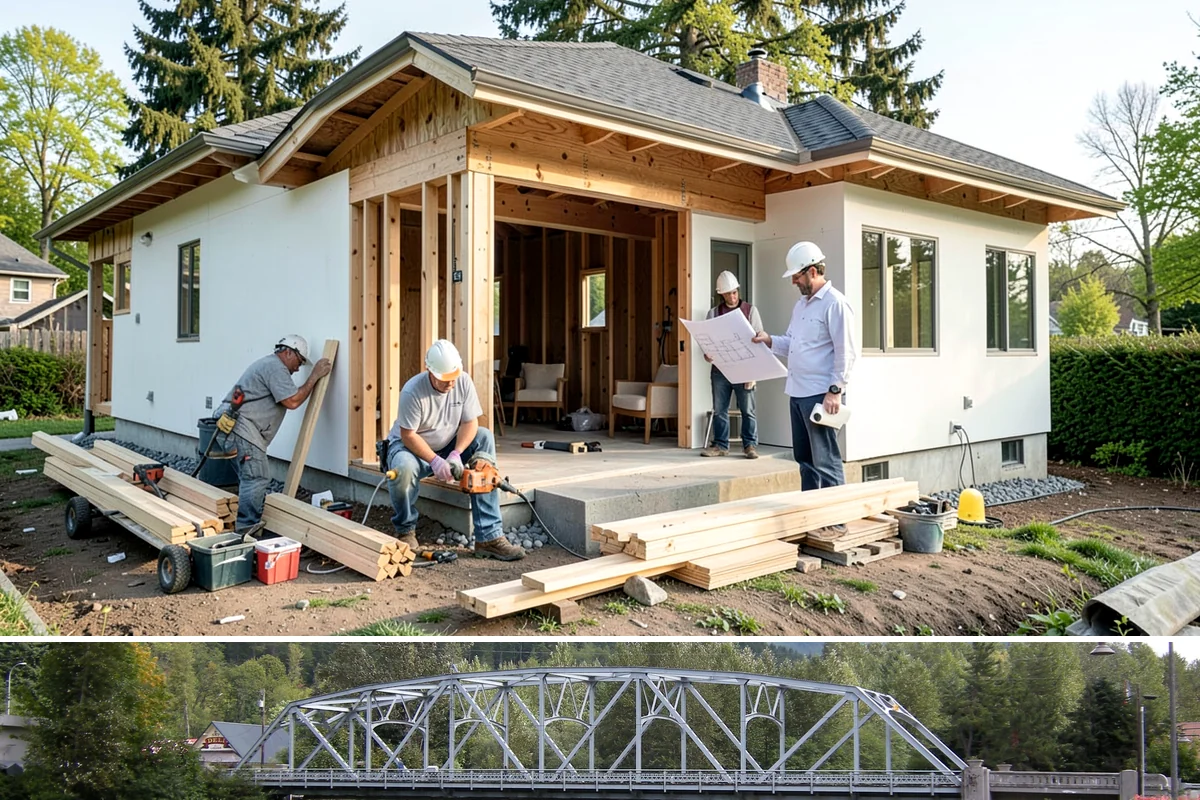 Rooftop Deck Construction in Skykomish, King County, WA - Waterproofing and membrane work require the extended dry spells of summer to install and cure correctly.