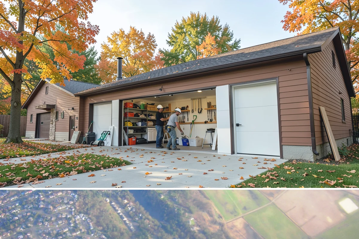 Room Addition in Algona, King County, WA - Framing goes best in the drier summer months, while interior finishing carries comfortably into fall and winter.