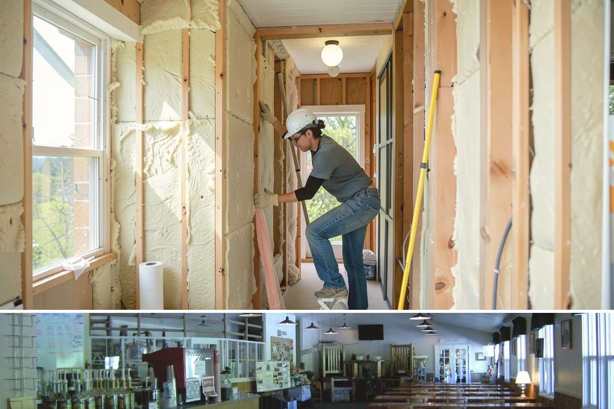 Room Addition in Black Diamond, King County, WA - Framing goes best in the drier summer months, while interior finishing carries comfortably into fall and winter.