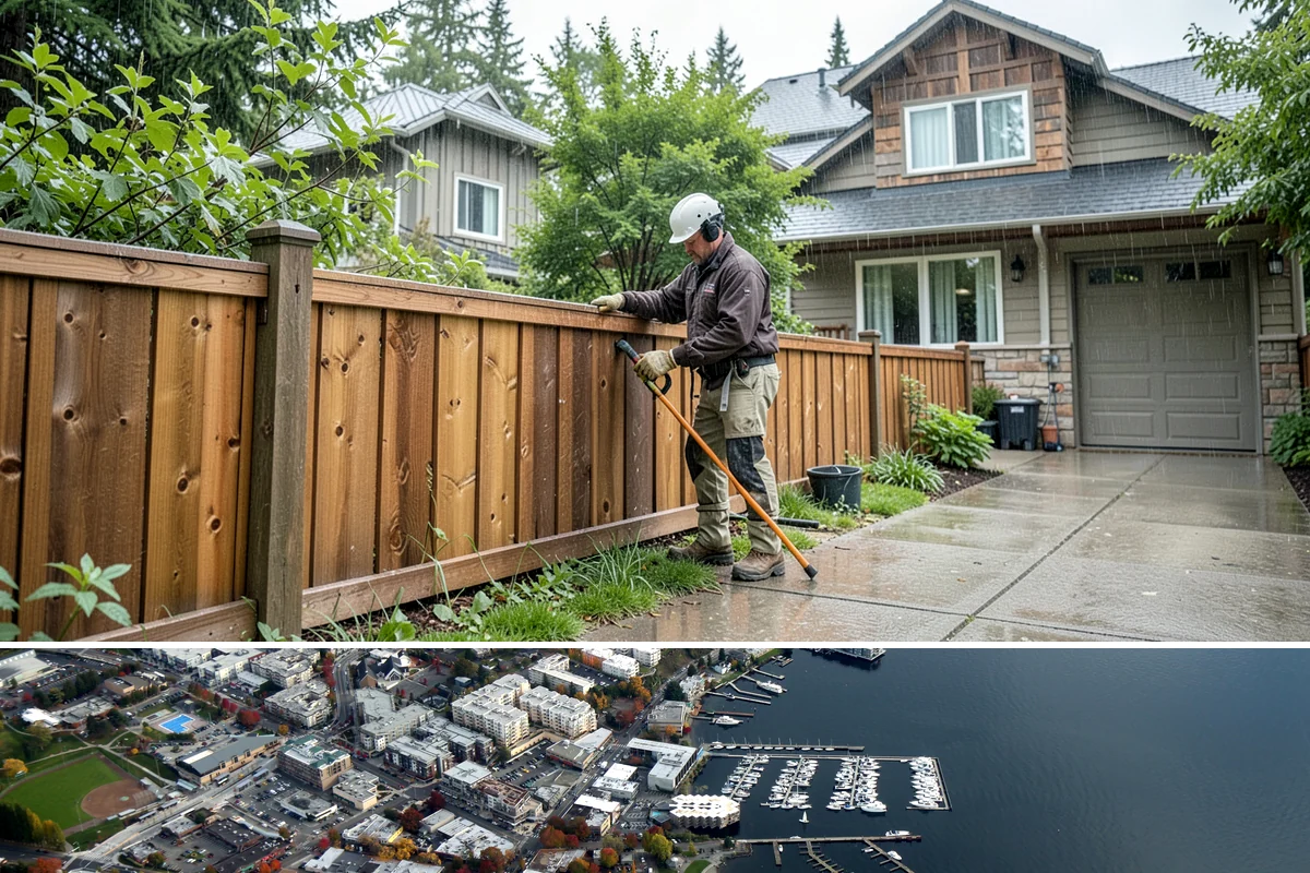 Room Addition in Kirkland, King County, WA - Framing goes best in the drier summer months, while interior finishing carries comfortably into fall and winter.