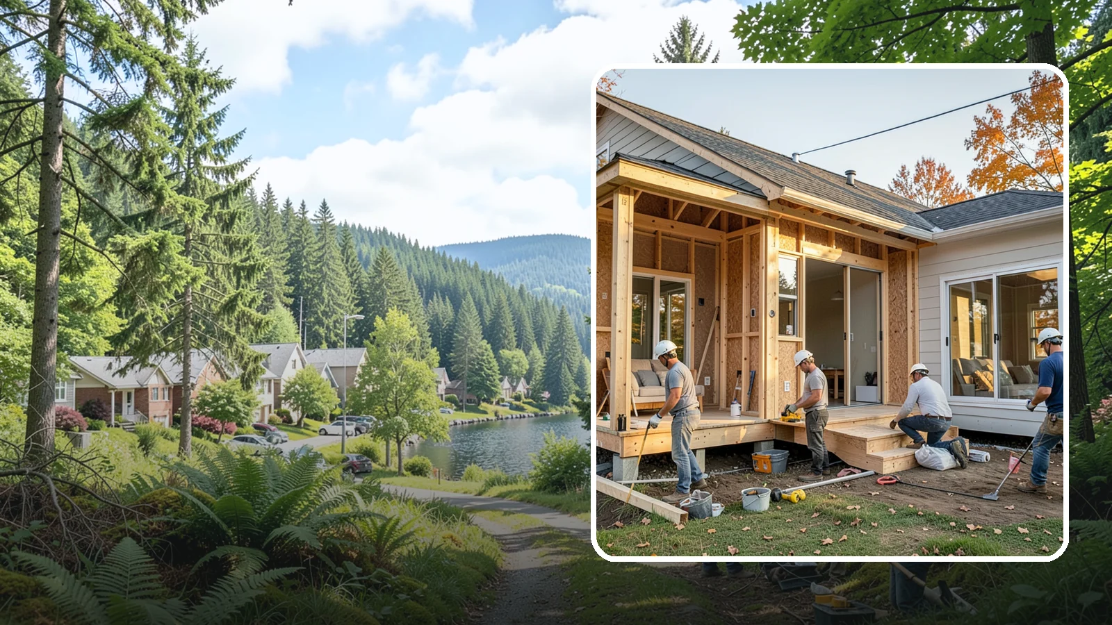 Room Addition in Lake Forest Park, King County, WA - A room addition attaches a single new room to your home for the space your family is missing.