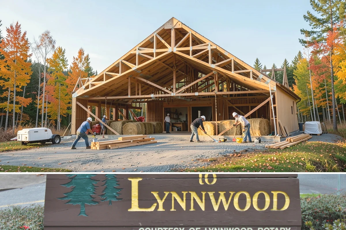 Room Addition in Lynnwood, Snohomish County, WA - Framing goes best in the drier summer months, while interior finishing carries comfortably into fall and winter.