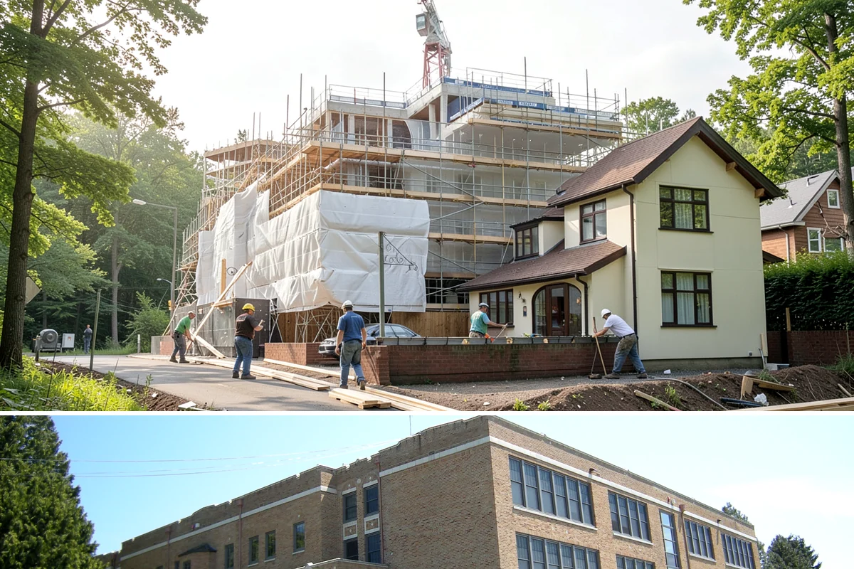 Room Addition in Maple Valley, King County, WA - Framing goes best in the drier summer months, while interior finishing carries comfortably into fall and winter.
